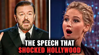 Ricky Gervais WRECKS Hollywood \u0026 Woke Culture In A Futuristic Speech!
