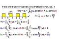 Electrical Engineering Ch 18 Fourier Series 8 of 35 How to Find the Fourier Series Ex 1