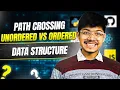 1496 Path Crossing Unordered vs Ordered Data Structure