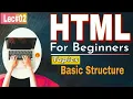 HTML Page Structure Lec-2 HTML tutorial for beginners in