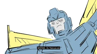 transformers one sentinel prime attacks storyboard animatic