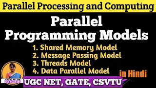 Parallel Programming Models ACA PPC Lecture 13 Shanu Kuttan in Hindi