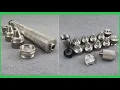 10L 1 5 2OD Stainless Steel Modular Solvent Trap Kit 1 375x24 with 12-28 to 12-28 12-28 to13 5x1LH