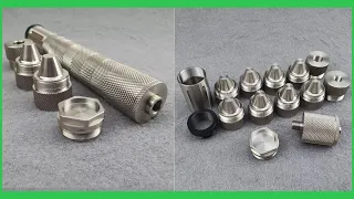 10L 1 5 2OD Stainless Steel Modular Solvent Trap Kit 1 375x24 with 12-28 to 12-28 12-28 to13 5x1LH