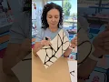 3rd Grade Abstract Name Designs Step-by-Step Art Lesson