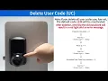 How to remove HL669K user code