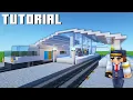 Download Lagu Minecraft Tutorial: How To Make A Modern Train Station \