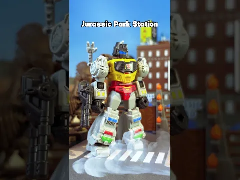 When Transformers meet Jurassic World 🦖🤖 #shorts #stopmotion #transformers