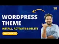 How to Install Delete or theme in WordPress WordPress Theme Tutorial 18