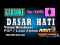 Download Lagu DASAR HATI Victor Hutabarat KARAOKE Nada WANITA