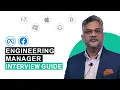 Meta Engineering Manager Interview Deepdive Overview tips for the latest format