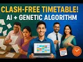 Timetable Scheduler - AI-Powered Clash-Free College Scheduling Using Genetic Algorithm