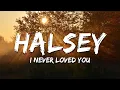 Download Lagu Halsey - I Never Loved You (Lyrics)