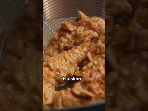 Chicken Tenders: Kenapa jangan alas tisu dapur? | Che Nom
