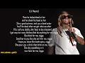 Download Lagu Lil Wayne - Mona Lisa ft. Kendrick Lamar (Lyrics)