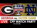 College Football Playoff LIVE Stream Georgia vs Notre Dame Allstate Sugar Bowl Free Watch Party