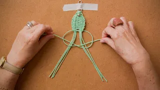 Peixinho de Macramê para iniciantes | Tutorial FÁCIL Passo a passo