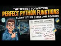 Programming PYQs on User Defined function class 12th Computer Science revision CBSE 2026
