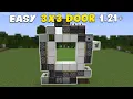 Minecraft EASY 3x3 PISTON DOOR Tutorial 1 21 PE