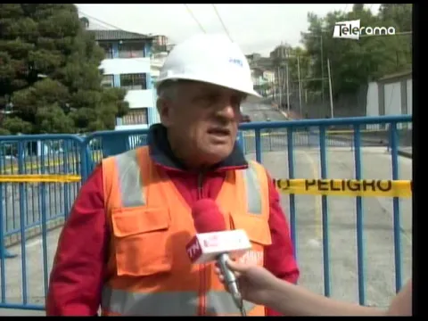 Tránsito en el puente sobre el río Machángara se habilitará en un mes