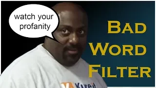 Bad Word Filter Asset for Unity