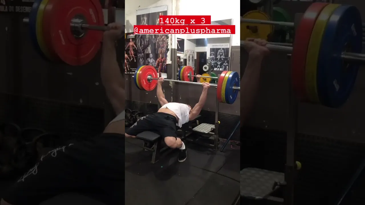 Supino 140kg x 3