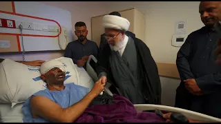 جريح في مواجهة الإرهاب يفقد عينه وذراعه يوجّه طلباً للسيد السيستاني