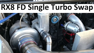 Mazda RX-8 RX8 Custom Engine Swap 13BTT FD SINGLE TURBO CONVERSION 470HP 6 SPEED