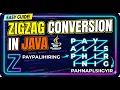 Leetcode problem 6 - Zigzag Conversion in Java