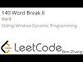 Leetcode 140 Word Break II