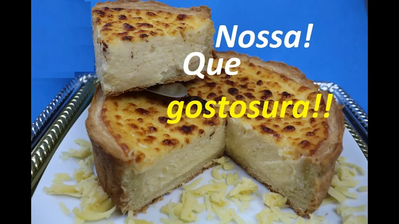 TORTA DE QUEIJO CREMOSA (FÁCIL E DELICIOSA!)