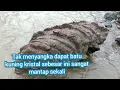 Lagu Batu jesper kuning kristal yang cukup besar temuan sungai lukulo kebumen