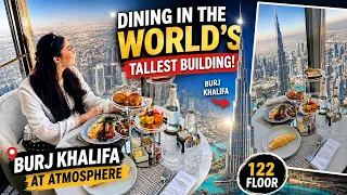 I Had Breakfast at the World's Tallest Building | Atmosphere Burj Khalifa (122nd Floor)
