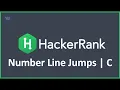 Number Line Jumps HackerRank Solution in C Programming