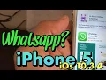Whatsapp on iPhone 5 iOS 10.3.4 in October 11, 2022