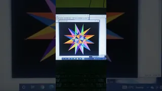 3D Star Shape using Python Turtle Graphics