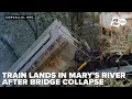 Train trestle collapses in Corvallis cars carrying urea go into Mary s River