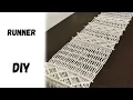 Macrame Table Runner Tutorial DIY Macrame Runner with Fast Knotting Method