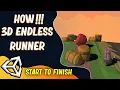 How To Make Endless Runner - Temple Run game in Unity3D Unity Beginner Tutorial Coding