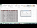 MS Excel 2013 - Sorting and Filters