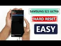 How To Hard Reset Samsung S23 Ultra Factory Reset S23 Ultra Galaxy S23 Ultra Hard Reset 100 OK