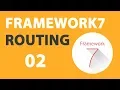 02 Framework7 V2 Router Tutorial Passing URL-Parameters