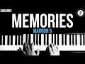 Download Lagu Maroon 5 - Memories Karaoke Slower Acoustic Piano Instrumental Cover Lyrics