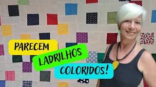 DESCUBRA A MAGIA DO PATCHWORK / APRENDA A CRIAR A PADRONAGEM LADRILHOS PASSO A PASSO