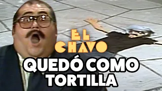 El Señor Barriga aplastó a Don Ramón | El Chavo del 8