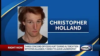 Police 3 Concord officers hurt in altercation with man