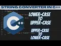 String converter and Case Conversion Program in C