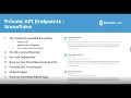 Private API Endpoints - Snowflake Marketplace