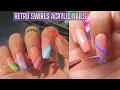 Swirl Nails Retro Swirl Nail Art Tutorial