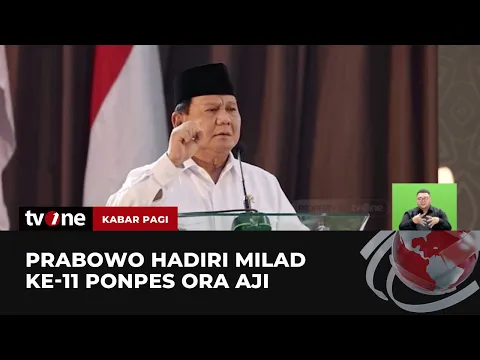 Prabowo Hadiri Milad ke-11 Ponpes Ora Aji di Yogyakarta dan Didampingi Gus Miftah